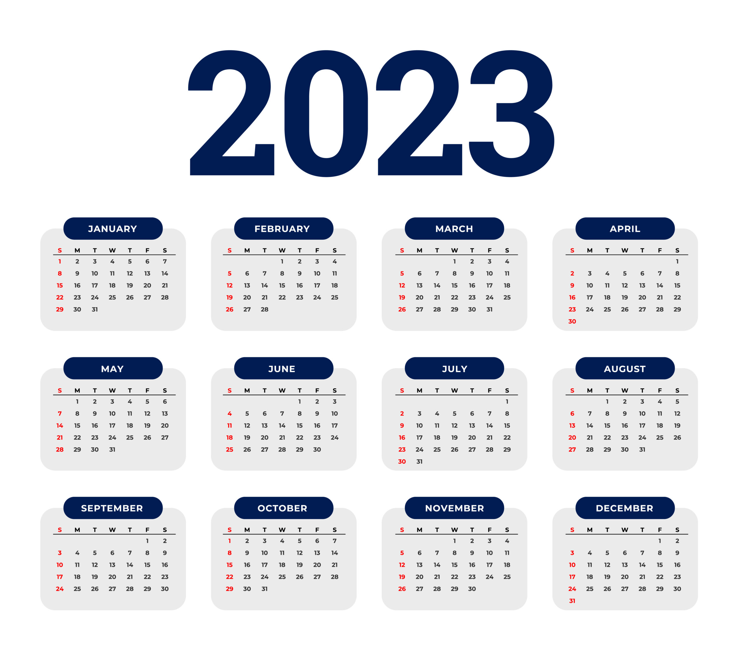 Excel Calendario 2023 Como fazer calendário no Excel? – Max Planilhas