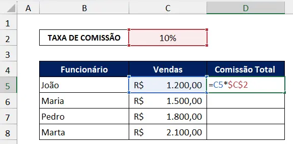 Excel-travar-célula-$-F4-como-travar-célula-no-excel-na-fórmula