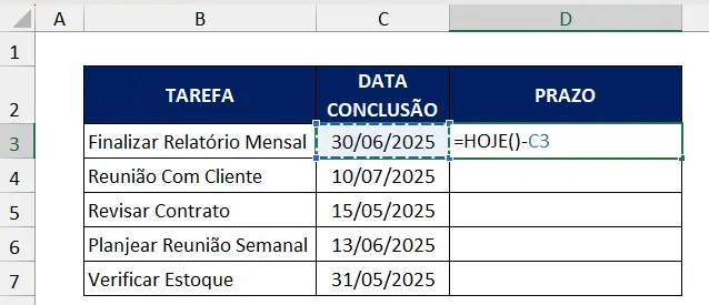 Como-calcular-Prazos-no-Excel