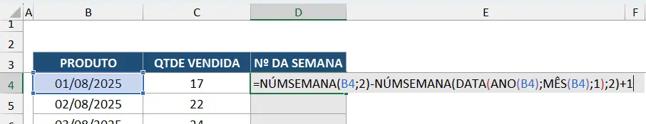 Como-Descobrir-a-Semana-do-Mês-no-Excel