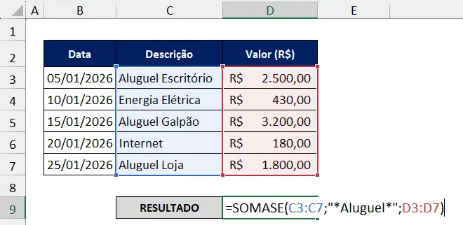 asterisco-no-Excel